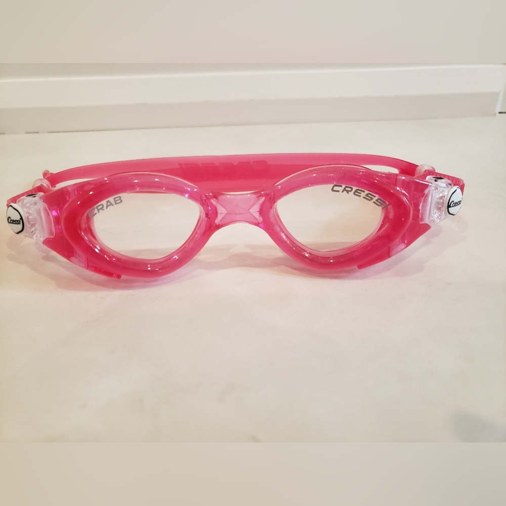 Cressi Silicone Swim Goggles for Kids age 3, 4, 5, 6, 7 | CRAB made in Italy
